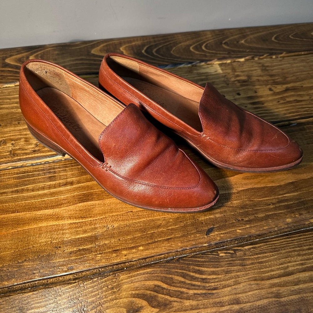 Madewell The Frances Loafer in Burnished Mahogany 7 - Picture 6 of 8